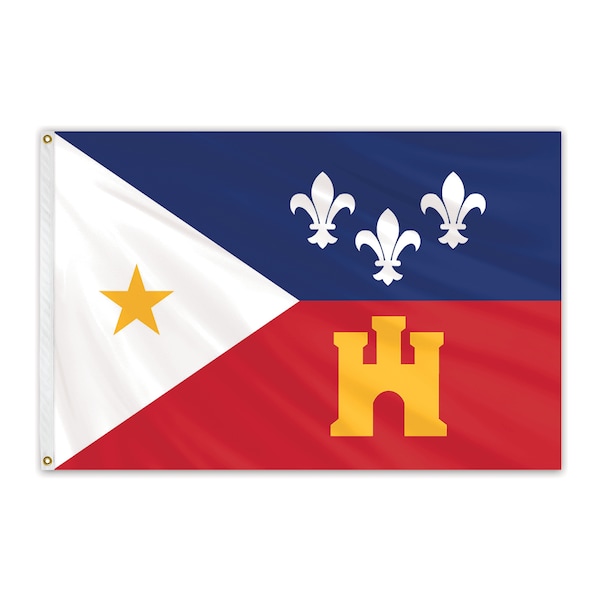 Global Flags Unlimited Acadiana Outdoor E Poly Flag 3'x5' 201040